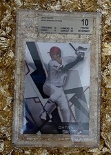 SHOHEI OHTANI 2018 TOPPS FINEST ROOKIE PRISTINE RC BGS 10 🔥 PRISTINE  Low Pop!!