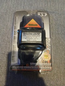 PSP Large Capacity Battery Pack 1800mah 3.7 Volt NEW Playstation Portable Nos