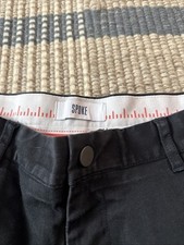 Spoke Bulletproofs Build C Vgc Black Chino Trousers 36 W