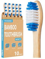 Bamboo Toothbrushes Biodegradable Manual Wooden Toothbrush Soft Bristle