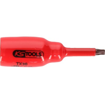 KS TOOLS 117.2441 1/2'' Bit-Stecknuss mit Schutzisolierung für Torx-Schrauben, T5