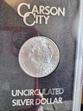 UNCIRCULATED 1884 CC Morgan Silver Dollar With Case & GSA Certification