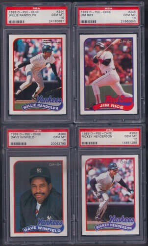 Rickey Henderson #282 1989 O Pee Chee card
