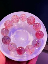 15.8-18MM Top Natural Super Seven Higanbana Crystal Bracelet Quartz Reiki Heal