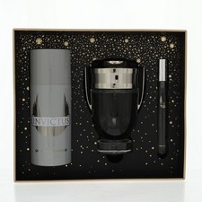 Paco Rabanne Invictus for Men 3.4 Oz Eau De Toilette Spray Gift Set