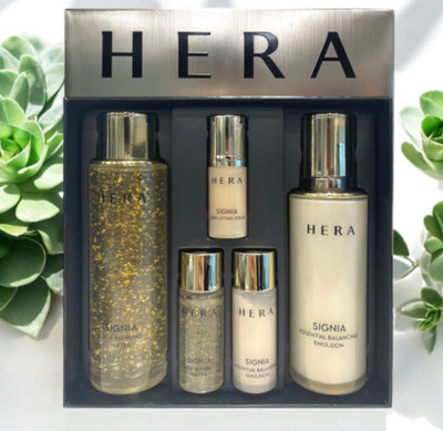 HERA Signia Special Emulsion Toner 2pcs Skincare Gift Set Authentic New