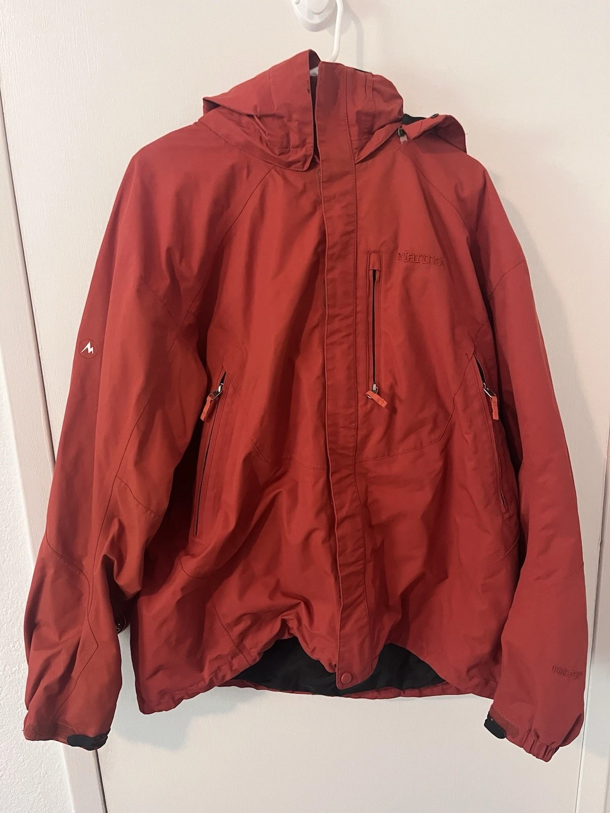 Marmot Men’s Alpine Performance Winter Coat Ski Snowboard Snow Skirt XL Rust