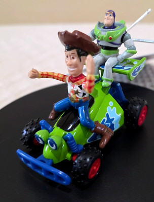 WDW Thinkway Toy 2001 Disney Stars & Motor Cars Parade MGM Buzz Woody Car Pixar