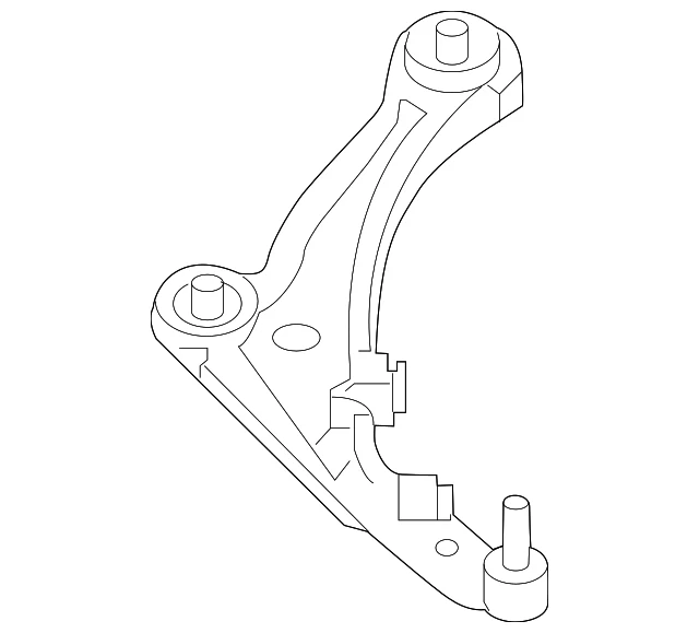 Nissan Quest 2011-2017 genuino - brazo de control inferior 54501-1JA0A Foto 2 de 3