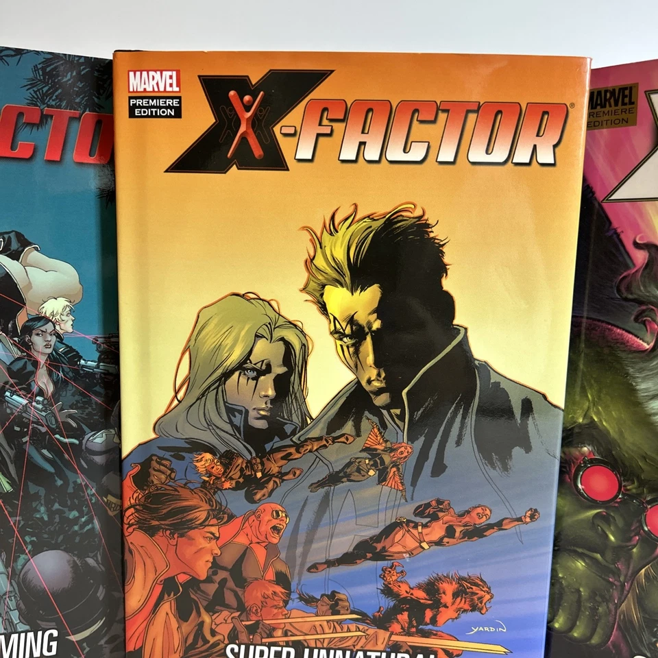 Lote de 4 Novelas Gráficas Factor Marvel de Peter David X-Men Ver Descripción Foto 4 de 4