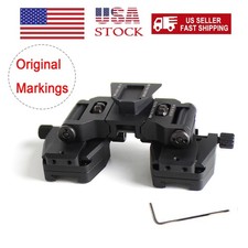 Metal Dual Binocular Bridge Helmet for PVS14 / L4G24 Night Vision Dovetail Mount