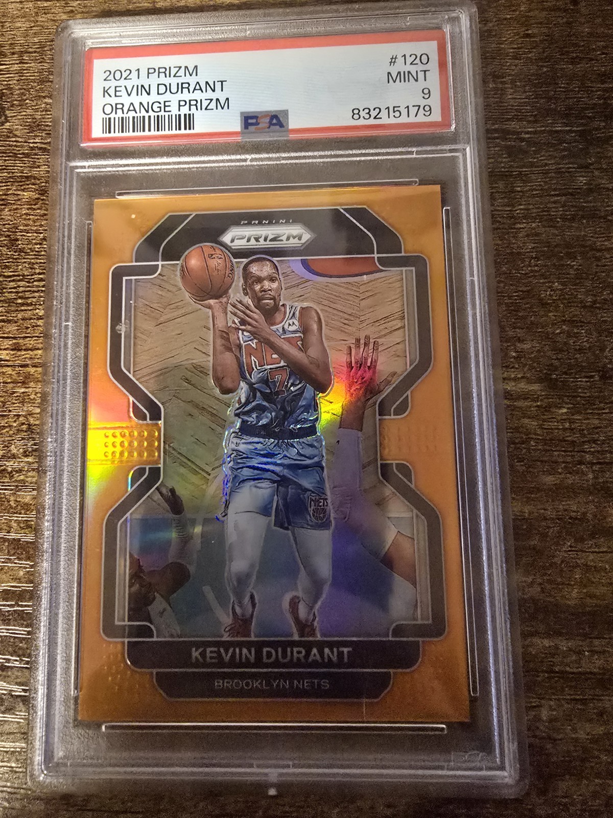 2021-22 Panini Prizm - Kevin Durant #120 Orange Prizm /49