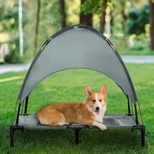 Elevated Pet Bed Dog Foldable Cot Tent Canopy Instant Shelter Outdoor