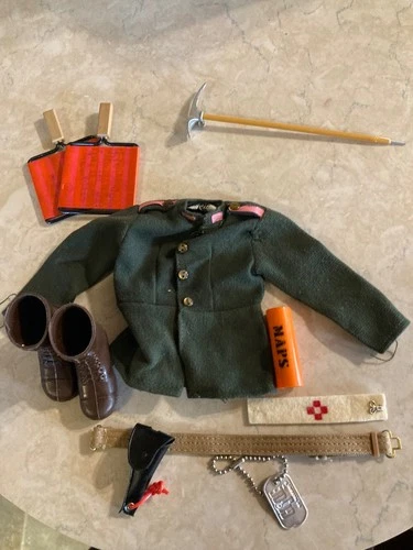 Vintage GI Joe Uniform Jacket and Accessories (see listing)