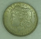 1885 Morgan Silver Dollar $1 Coin Circulated Business Strike   free shipping