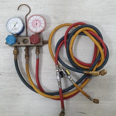 Refco Imperial R410A 3 Ventil Krümmer Messgerät Set - B3