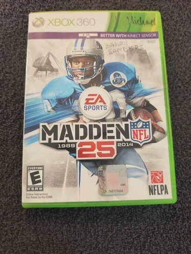 Madden NFL 25 25th Anniversary Xbox 360 Game EA Sports 2014