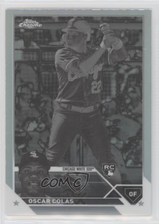 2023 Topps Chrome Negative Refractor Oscar Colas Oscar Colás #145 0x4v
