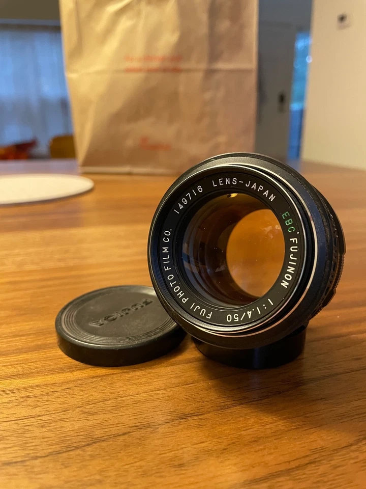 Lente estándar EBC FUJINON 1:1.4/50 montura M42 Foto 3 de 4