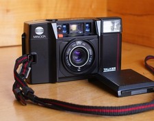 Minolta Talker Auto Focus 35mm Film Camera Tersted..Working..Read