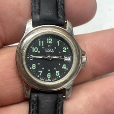 ESQ By Movado Women’s  Steel Swiss Movt Sports Luxury Watch 27mm