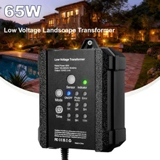 65W Low Voltage Landscape Transformer with Countdown Timer & Photocell Sensor