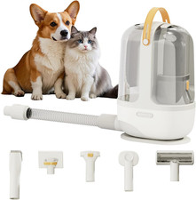 Pet Grooming Vacuum Kit - Cat  Dog Grooming Kit for Easy Pet Care at Home  Out