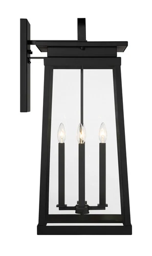 Minka Lavery Isla Vista 4 Light Outdoor Wall Mount, Coal - Picture 5 of 5