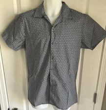 Threadbare Mens Short Sleeve Geometric Patter...