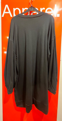 ASOS Oversized Jumper Dress, Black, Size 6, Brand New, sf