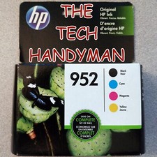 4-PACK HP GENUINE 952 BLACK  COLOR INK RETAIL BOX OFFICEJET PRO 8710 2024 