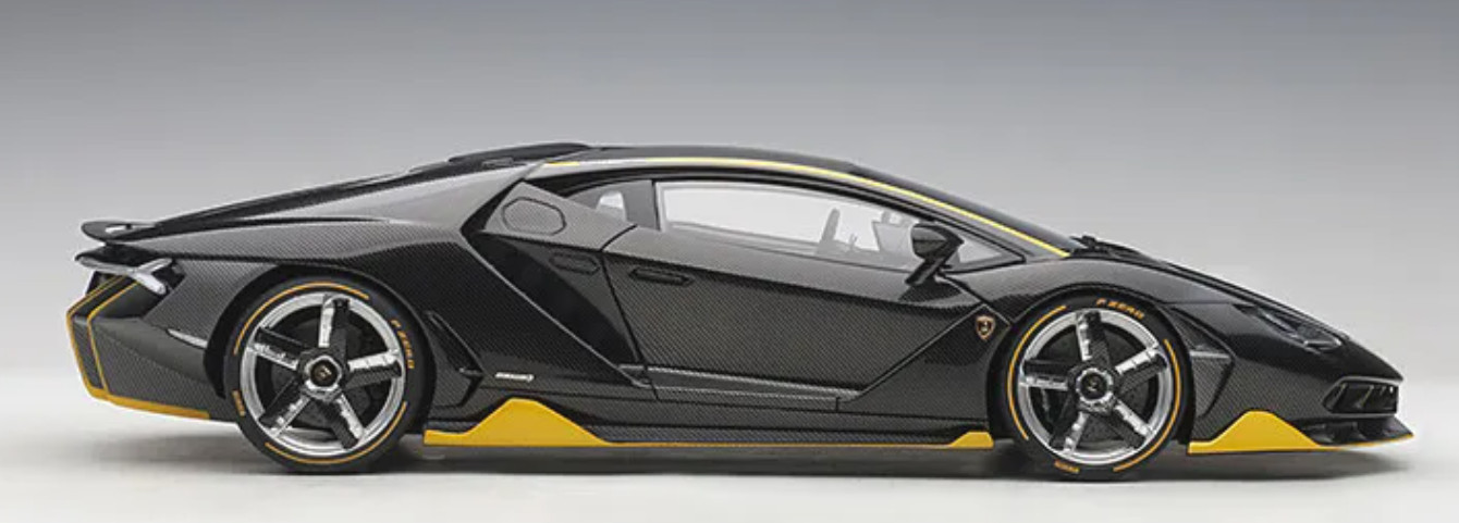 Lamborghini w/CarbonFiber Wing/Rear Trunk Spoiler&Wheels/Rims1:18SCALE MODEL CAR