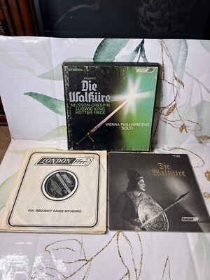WAGNER : Die Walkure  5LP  Vienna Philharmonic Solti Mono A4509 London Ffrr
