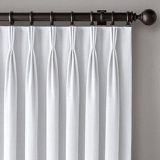 Close Down Clearance 2PCS 100% Blackout Microfiber Pinch Pleat Thermal Curtains