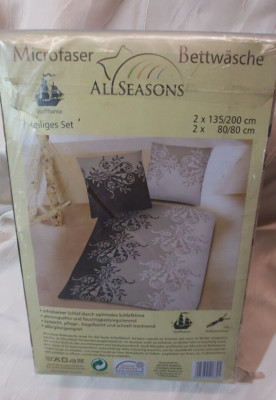 4 tlg. Mikrofaser Bettwäsche Stoffhanse Allseasons