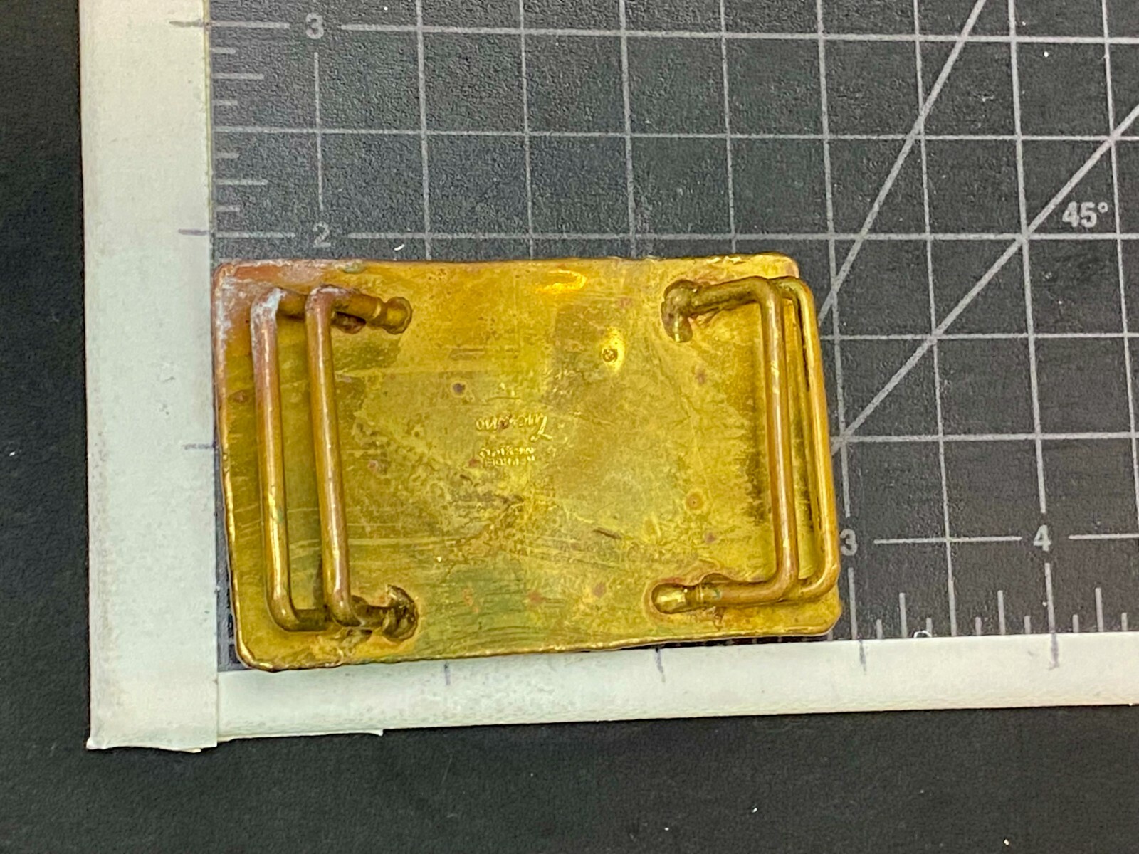 Luciano Brutalist Modernist Rectangular Metal Vin… - image 3