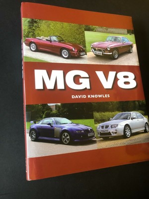 h/b clean crowood MG V8 book 314 pages pix tech spec layout chassis etc d/j tear