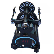 Mini Electric Spinning Wheel Woolen Yarn Fibre With Pedal Digital Display Home