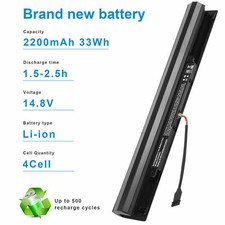 Laptop Battery For Lenovo V4400 Ideapad 100-15IBD 110-15ISK L15S4A01 L15L4A01 PC