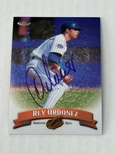 Rey Ordonez 1998 Topps Finest Authentic Signed Autograph Auto Card New York Mets