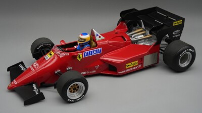 Model Car Formula 1 F1 Scale 1:18 Tecnomodel Ferrari 126 C4-M2 1984 Album...