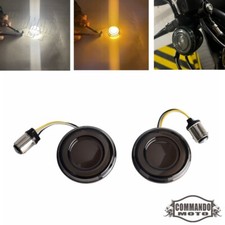 Luce di marcia segnale di svolta anteriore 1157 LED per Harley Sportster Softail Touring 00-21