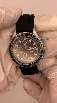 Near Mint] SEIKO Chronograph 7T92-0CF0 Men's Quartz Watch ANA