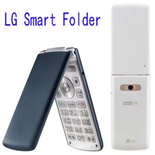 Original LG Smart Folder X100S 2GB+16GB ROM WIFI Button Unlocked Flip Smartphone