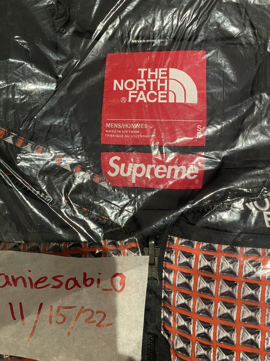 Supreme x The North Face Studded Nuptse Jacket Red Size Supreme x The North Face Studded Nuptse Jacket Red Size