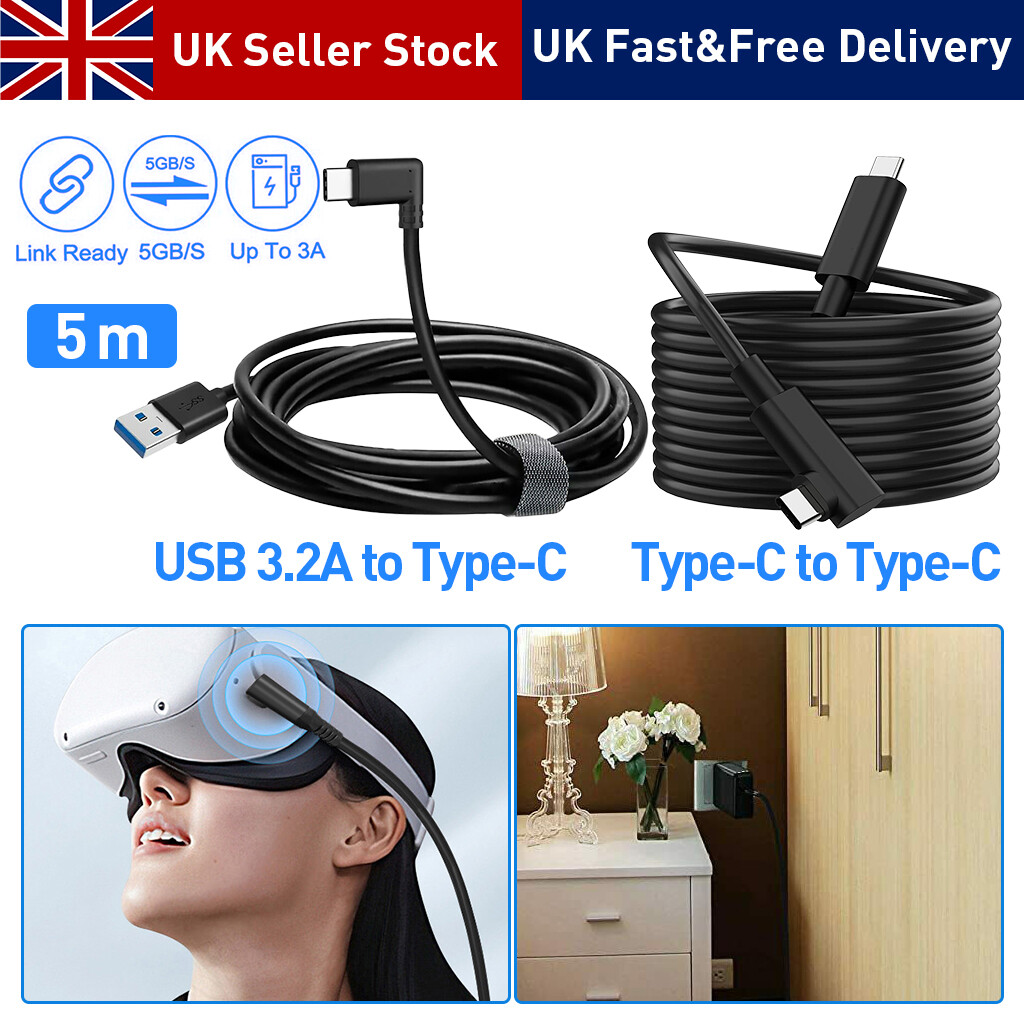 Usb C Oculus Link To Steam Vr For Oculus Quest Link 5M USB