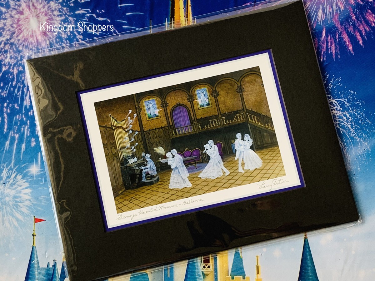 Disney Parks Haunted Mansion Ballroom Scene By Larry Dotson Matte