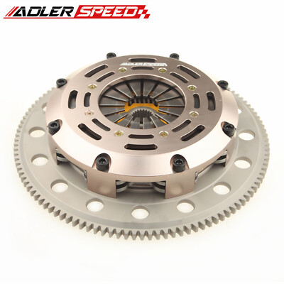 ADLERSPEED Sprung Clutch Twin Disc Kit Medium For Lancer Evolution 4 5 6 7 8 9