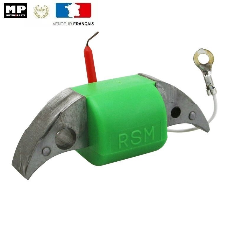 Bobine d'allumage MBK AV7 interne haute tension type NOVI 125150 pour cyclomoteur AV65 AV44