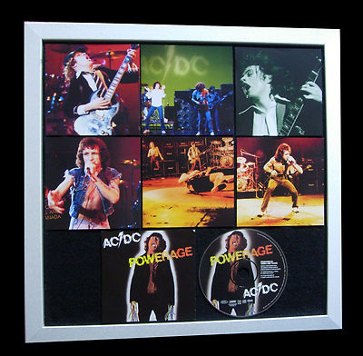 AC/DC+Powerage+LIMITED+GALLERY QUALITY+FRAMED+EXPRESS GLOBAL SHIPPING ...